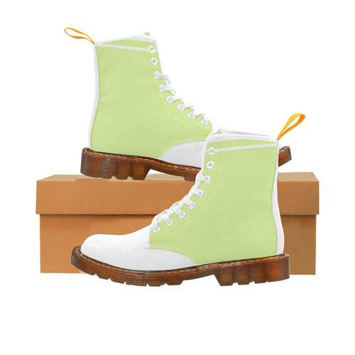 Light Green Ribbon Martin Boots For Women Model 1203H