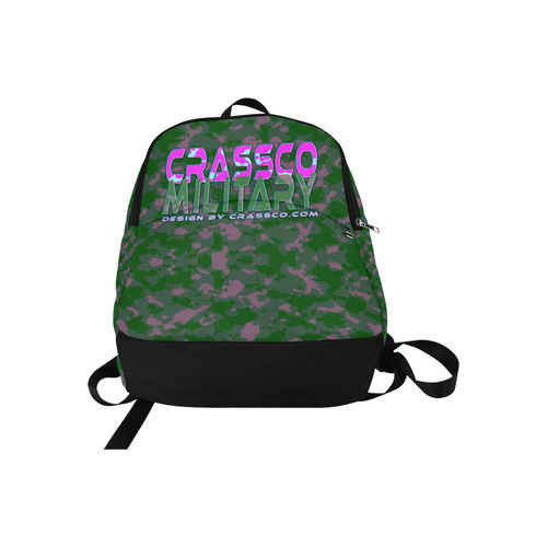 CAMOUFLAGE CRASSCO MILITARY Fabric Backpack for Adult (Model 1659)