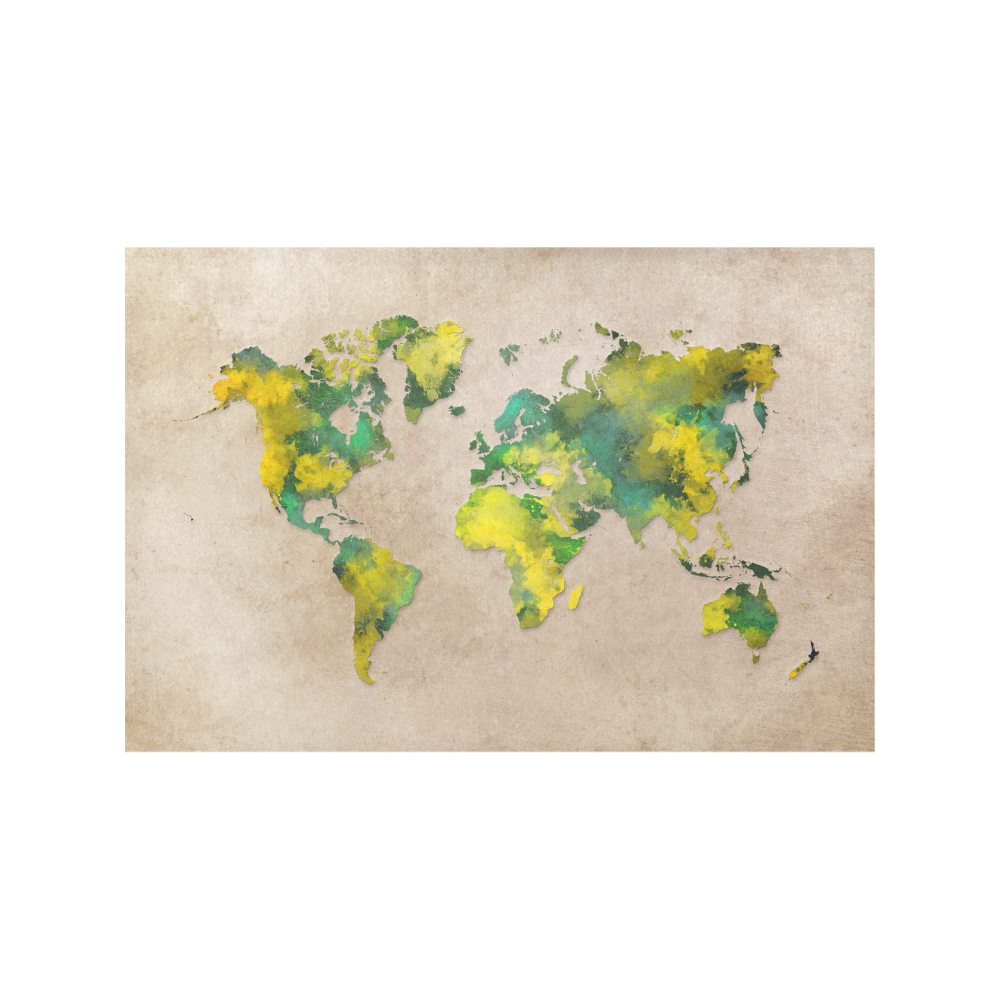 world map 11 Placemat 12’’ x 18’’ (Set of 6)