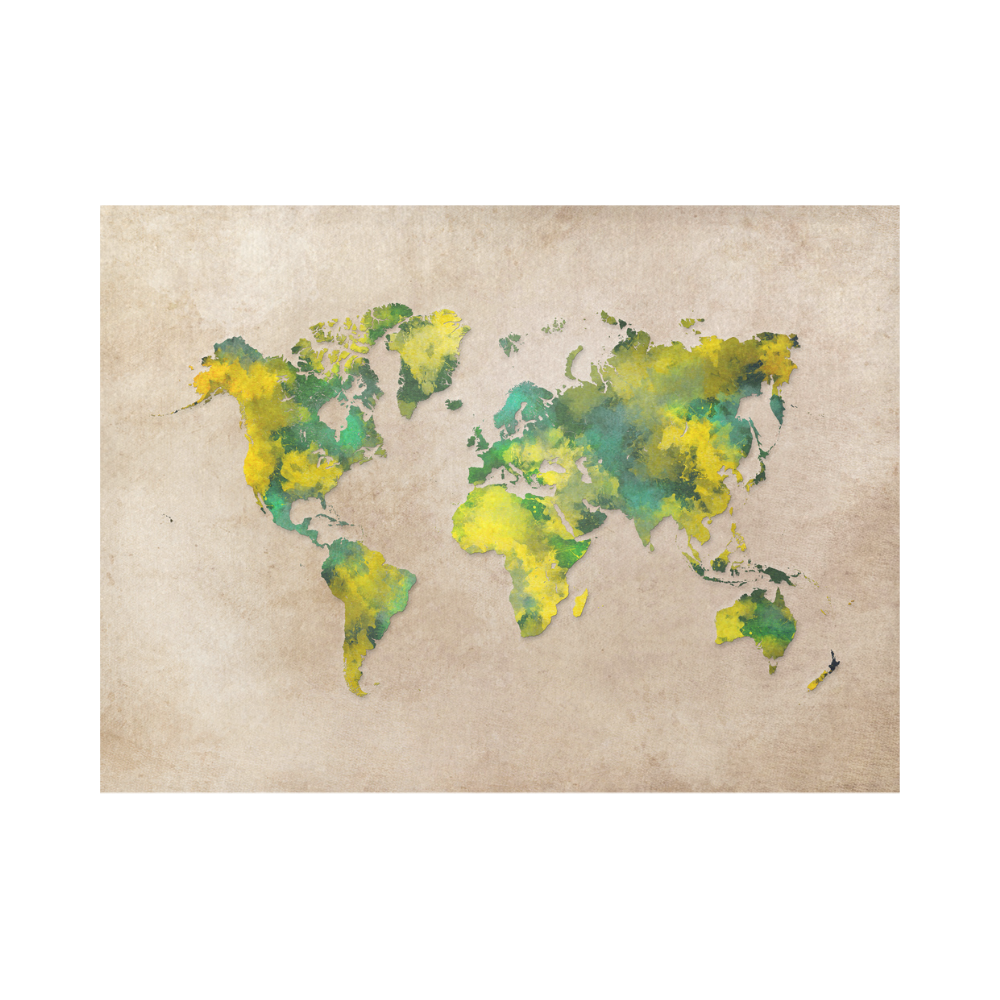 world map 11 Placemat 14’’ x 19’’ (Set of 4)