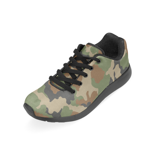 CAMOUFLAGE WOODLAND Women’s Running Shoes (Model 020)