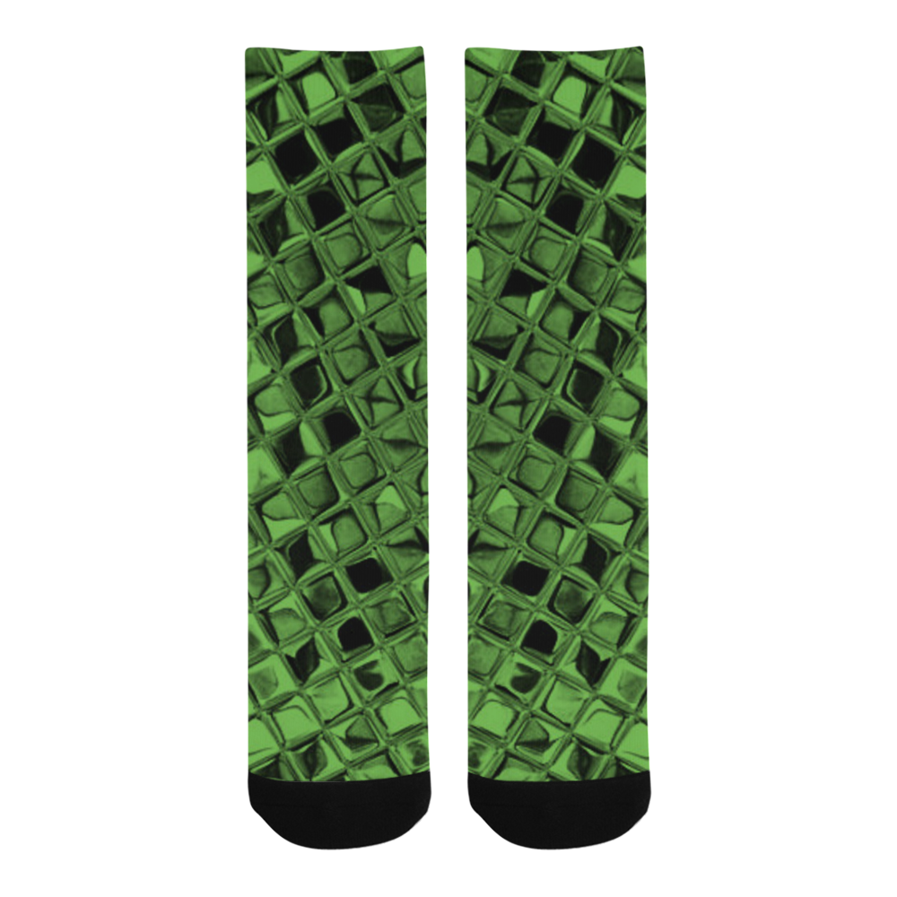 Metallic Green Flash Trouser Socks