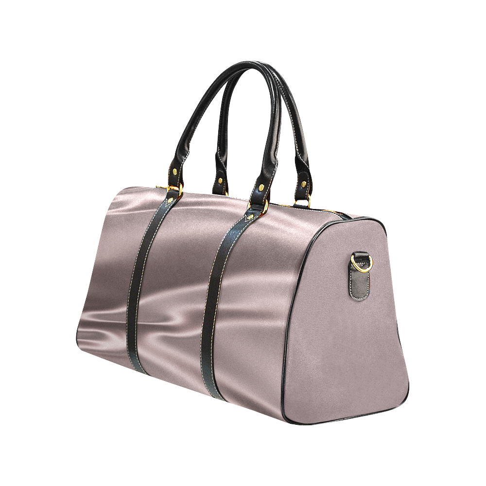 Lilac satin 3D texture Lilac Sides Version New Waterproof Travel Bag/Small (Model 1639)