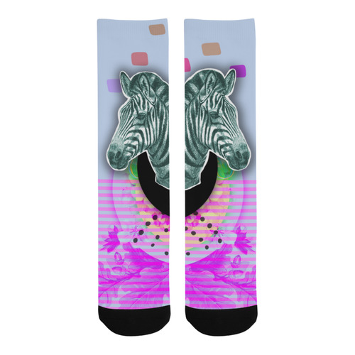 Zebra style-Gloria Sanchez Trouser Socks