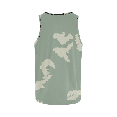 CAMOUFLAGE SKULL All Over Print Tank Top for Women (Model T43)