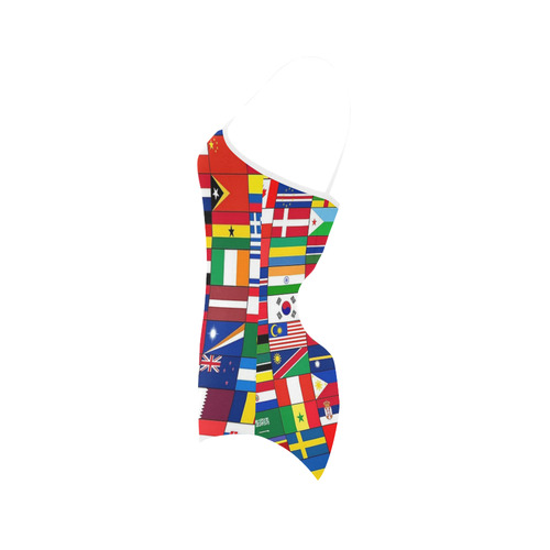 WORLD FLAGS 2 Strap Swimsuit ( Model S05)