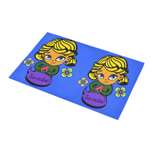 girl cute1 Bath Rug 16''x 28''