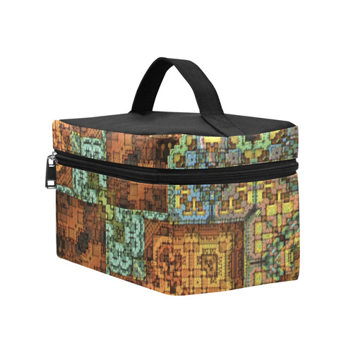 Patchwork Cosmetic Bag/Large (Model 1658)