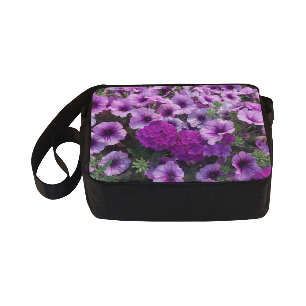 wonderful lilac flower mix by JamColors Classic Cross-body Nylon Bags (Model 1632)