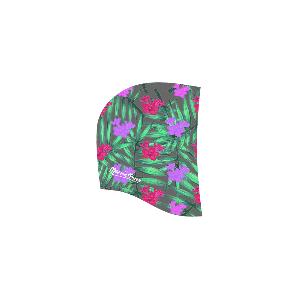 Tropic Flowers All Over Print Sleeveless Hoodie for Women (Model H15)