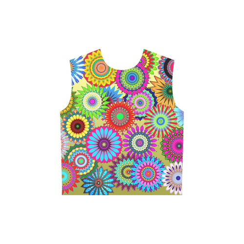 Pattern20170504_by_FeelGood All Over Print Sleeveless Hoodie for Women (Model H15)