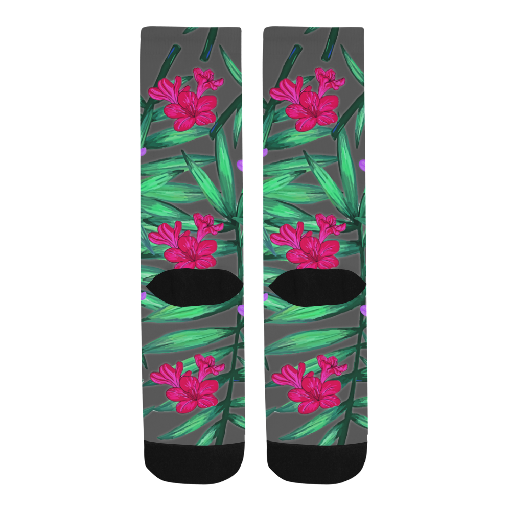 Tropic Flowers Trouser Socks