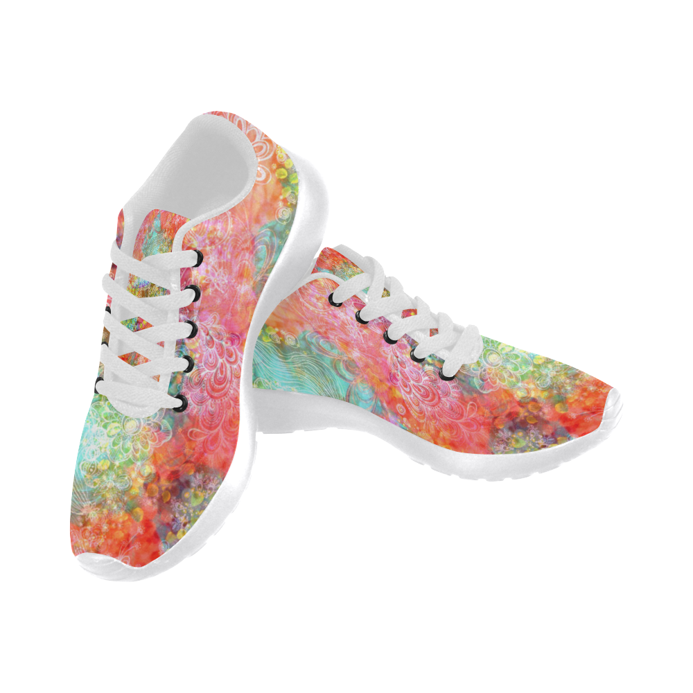 Fairy Forest Doodle Women’s Running Shoes (Model 020)