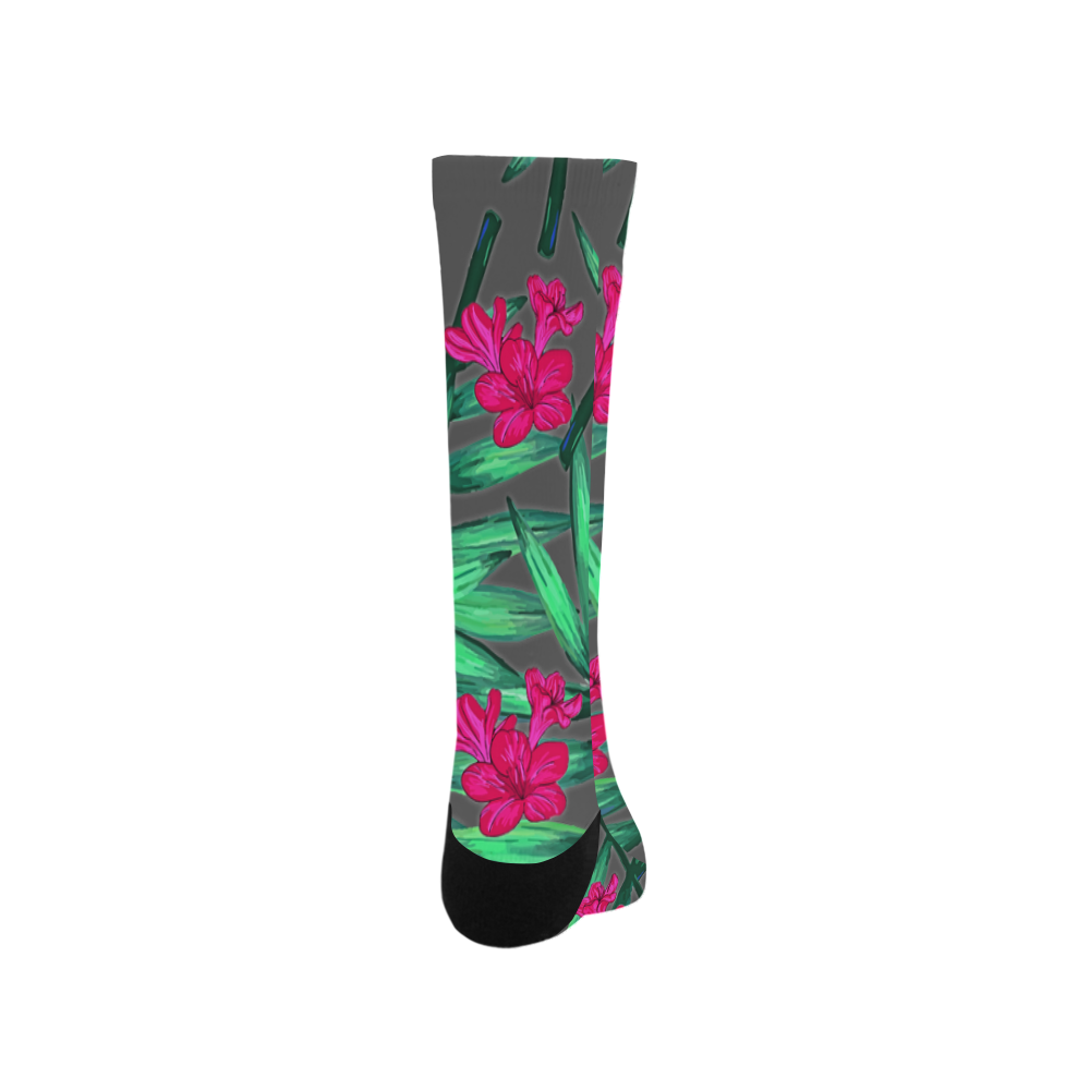 Tropic Flowers Trouser Socks