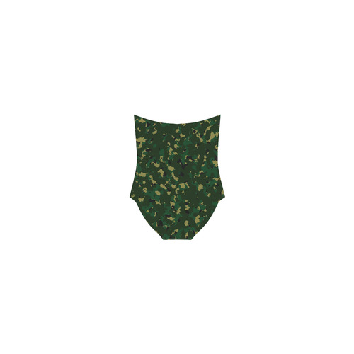 greencamo Strap Swimsuit ( Model S05)