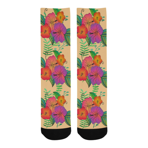 Summer flowers Trouser Socks