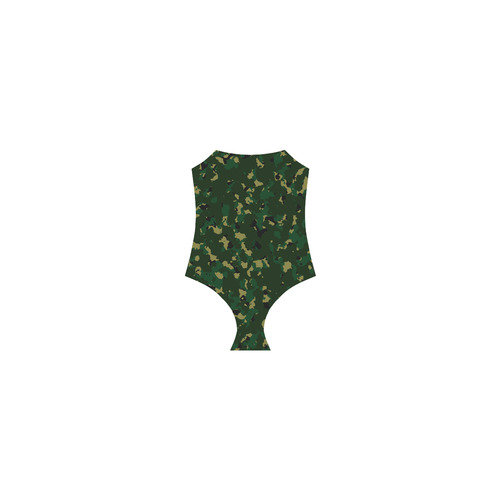 greencamo Strap Swimsuit ( Model S05)