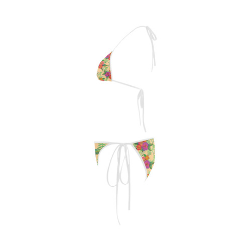 Tropic Flowers Custom Bikini Swimsuit