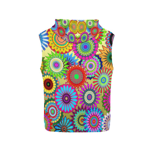 Pattern20170504_by_FeelGood All Over Print Sleeveless Hoodie for Women (Model H15)