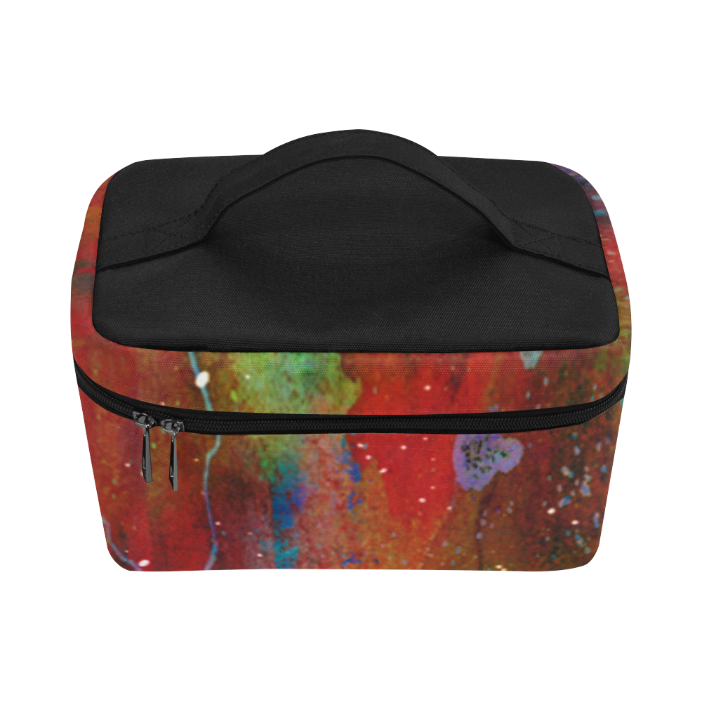 Red Opal Cosmetic Bag/Large (Model 1658)