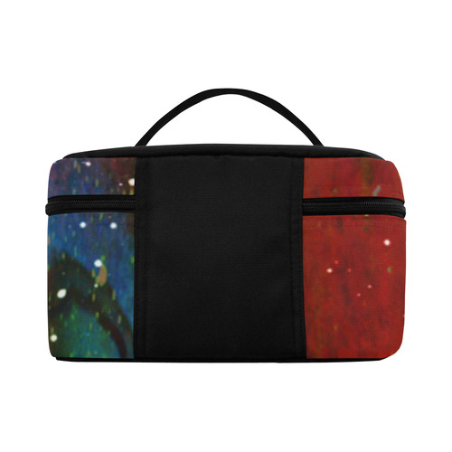 Red Opal Cosmetic Bag/Large (Model 1658)