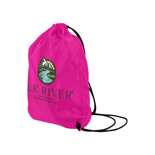 Elk River Affiliate pink Large Drawstring Bag Model 1604 (Twin Sides)  16.5"(W) * 19.3"(H)