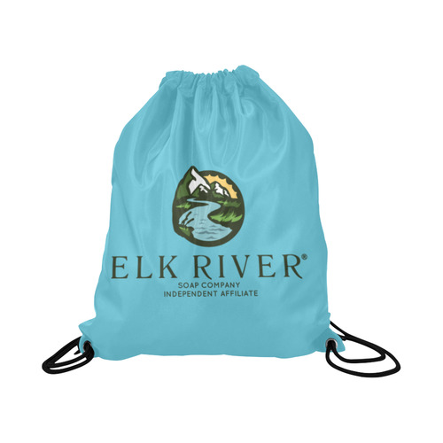 Elk River Affiliate blue Large Drawstring Bag Model 1604 (Twin Sides)  16.5"(W) * 19.3"(H)