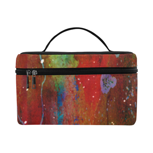Red Opal Cosmetic Bag/Large (Model 1658)