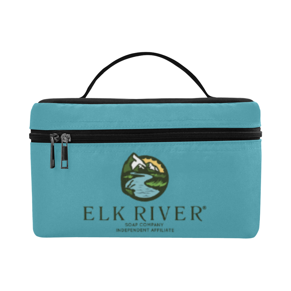 Elk River Affiliate blue Cosmetic Bag/Large (Model 1658)