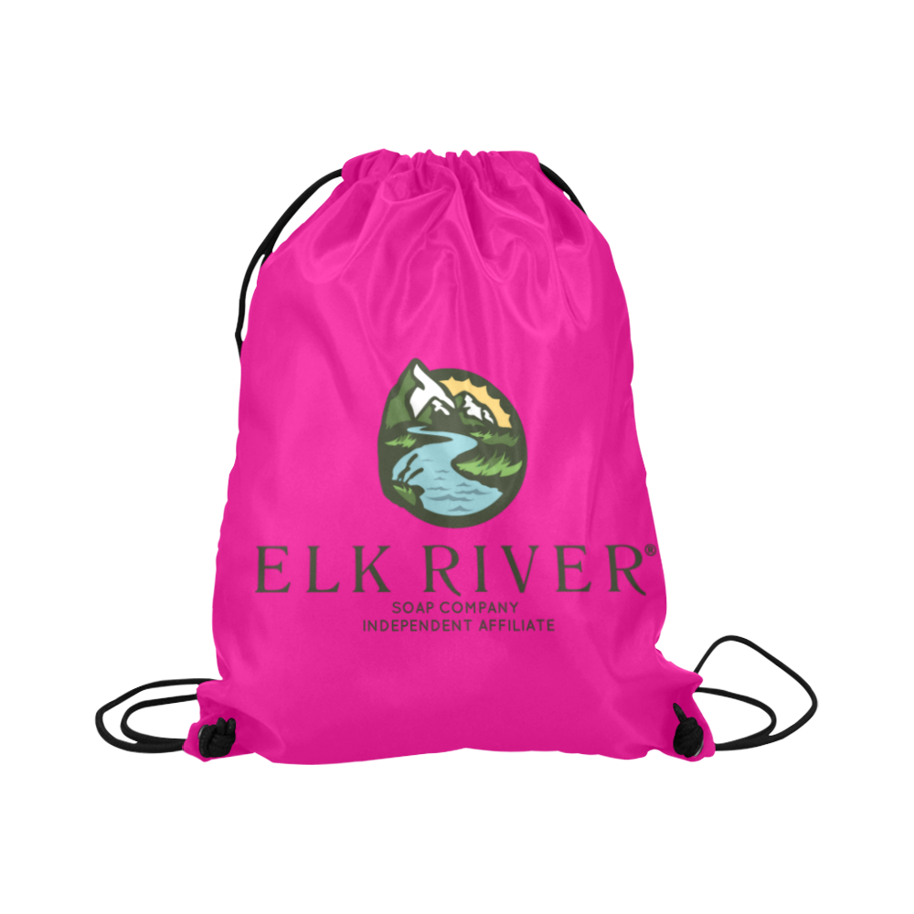 Elk River Affiliate pink Large Drawstring Bag Model 1604 (Twin Sides)  16.5"(W) * 19.3"(H)