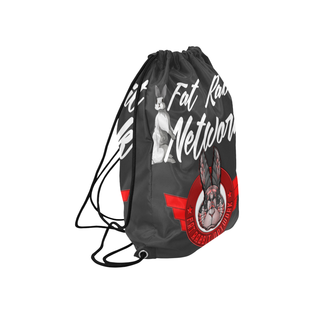 red logo frn more gloss Large Drawstring Bag Model 1604 (Twin Sides)  16.5"(W) * 19.3"(H)