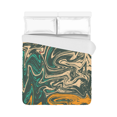 Colorful Marble Duvet Cover 86"x70" ( All-over-print)