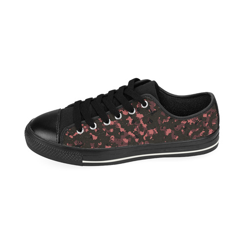 redcamo1 Low Top Canvas Shoes for Kid (Model 018)