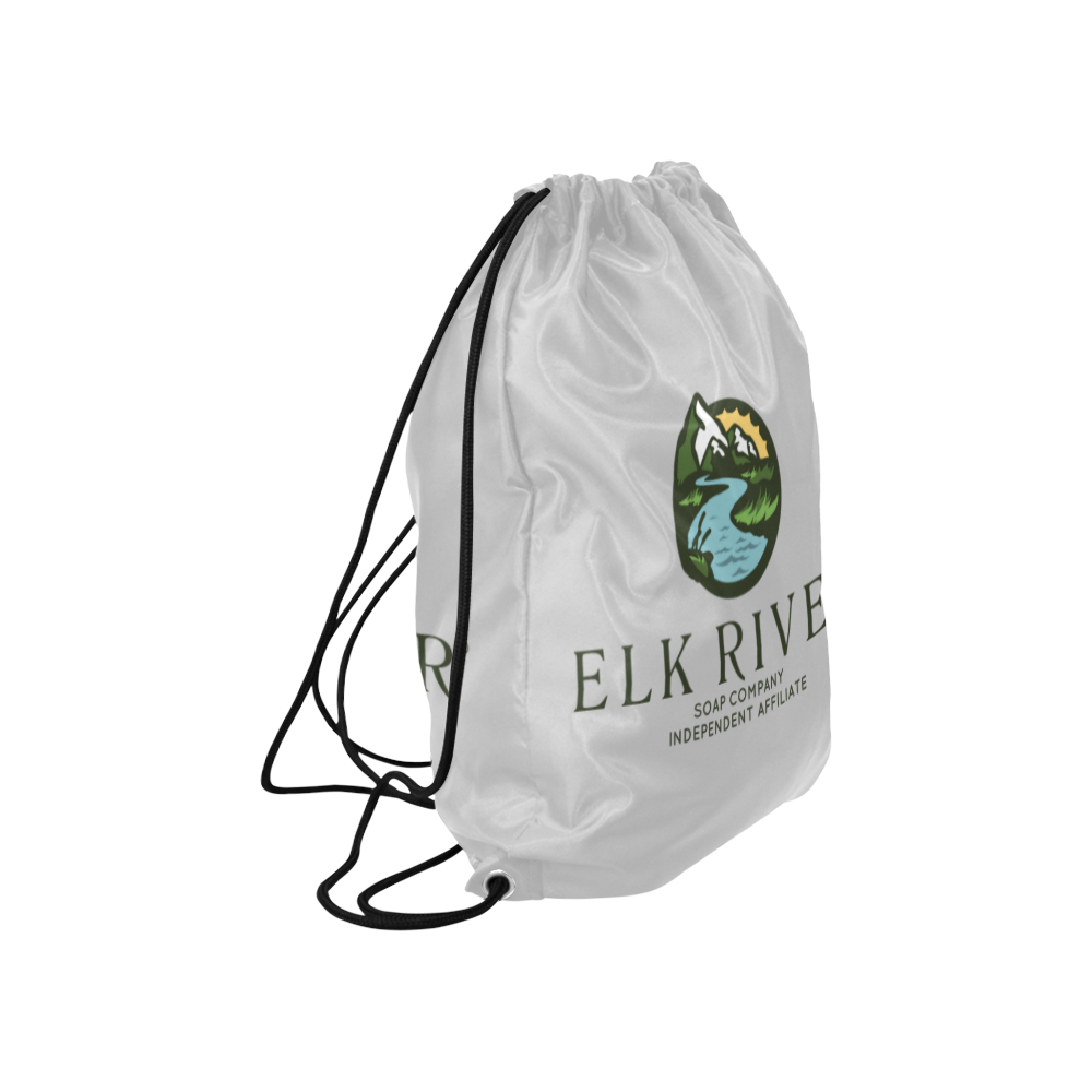 Elk River Affiliate gray Large Drawstring Bag Model 1604 (Twin Sides)  16.5"(W) * 19.3"(H)