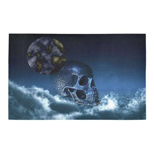 Skull and Moon Bath Rug 20''x 32''