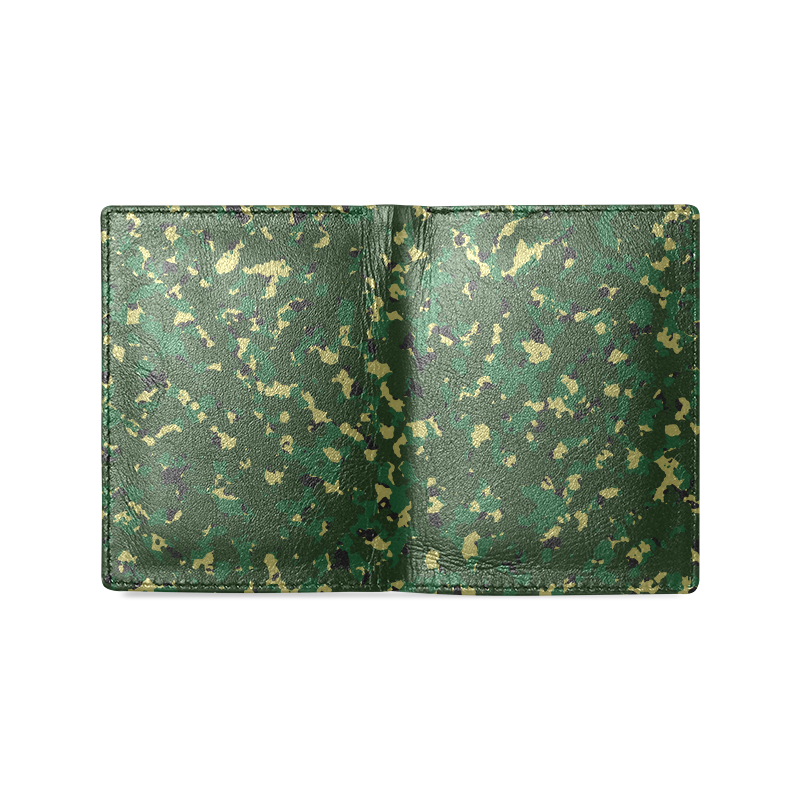 greencamo Men's Leather Wallet (Model 1612)