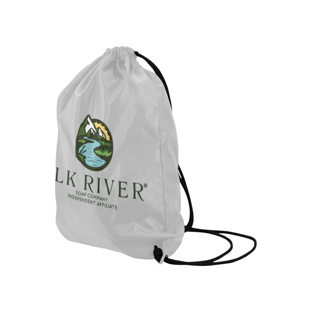 Elk River Affiliate gray Large Drawstring Bag Model 1604 (Twin Sides)  16.5"(W) * 19.3"(H)