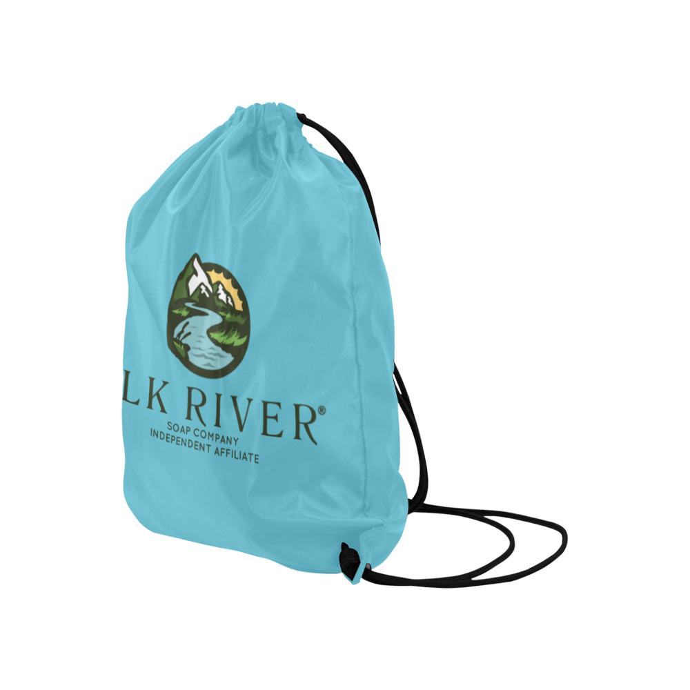 Elk River Affiliate blue Large Drawstring Bag Model 1604 (Twin Sides)  16.5"(W) * 19.3"(H)