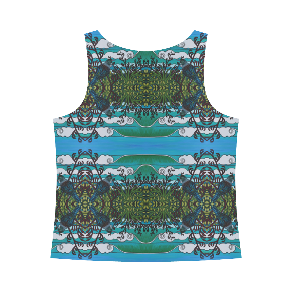 Tui Mirror All Over Print Tank Top for Women (Model T43)