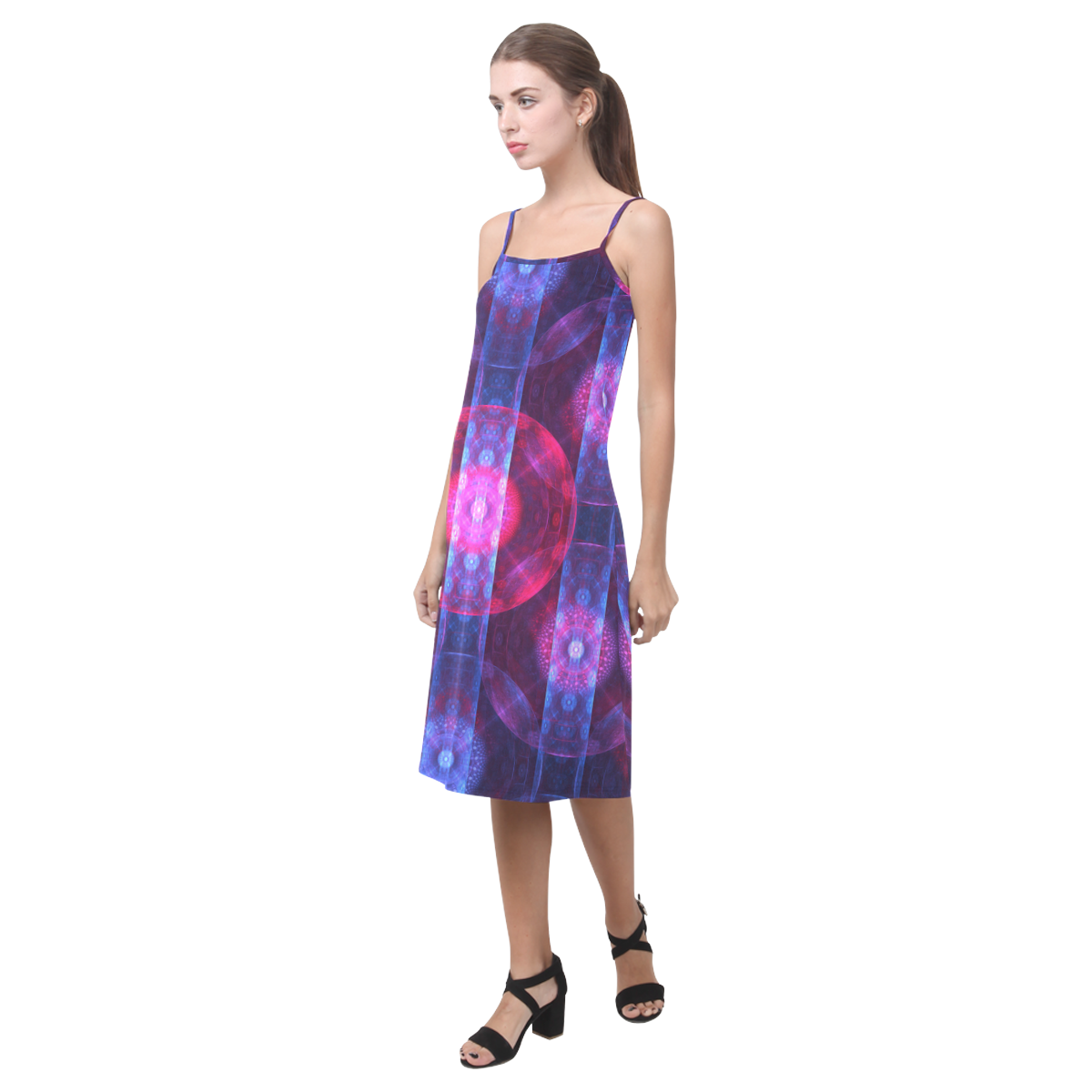 BubbledLines Alcestis Slip Dress (Model D05)