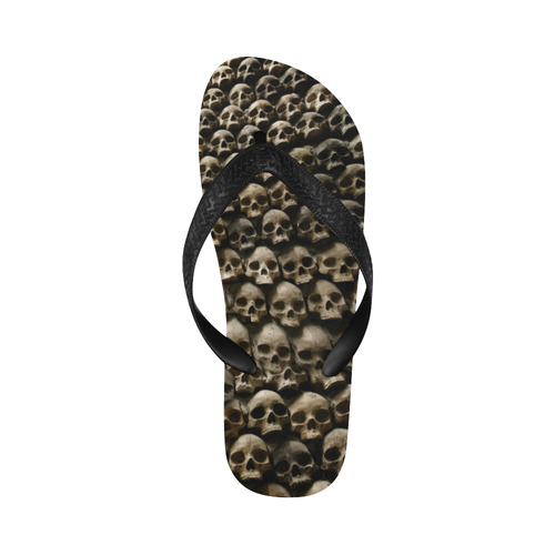 Chinelo Skull wall Flip Flops for Men/Women (Model 040)