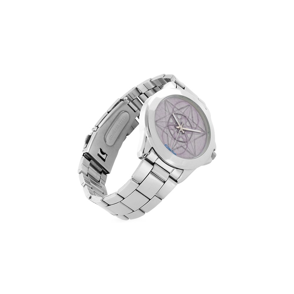 Protection- transcendental love by Sitre haim Unisex Stainless Steel Watch(Model 103)