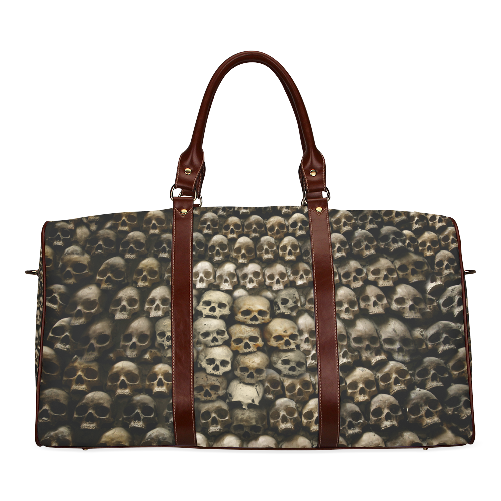 Bolsa Viagem Skull Wall Grande Waterproof Travel Bag/Large (Model 1639)