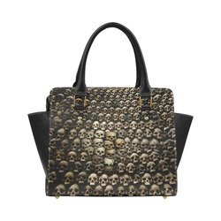 Bolsa de ombro Skull Wall Classic Shoulder Handbag (Model 1653)