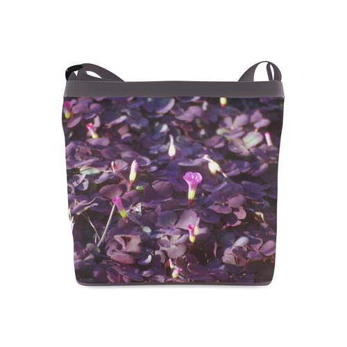 Pretty in Purple Flowers Crossbody Bags (Model 1613)