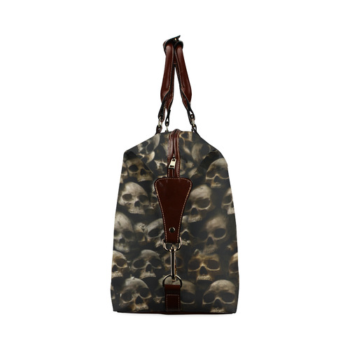 Bolsa Viagem Media Skull Wall Classic Travel Bag (Model 1643) Remake