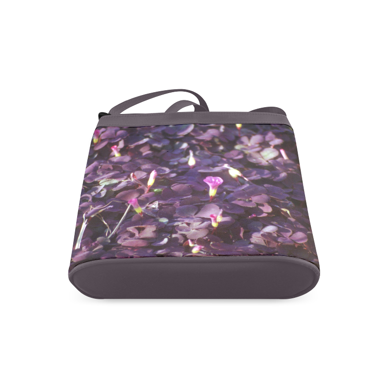 Pretty in Purple Flowers Crossbody Bags (Model 1613)
