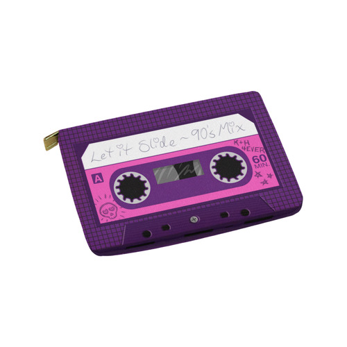 Cute Cassette Carry-All Pouch 9.5''x6''
