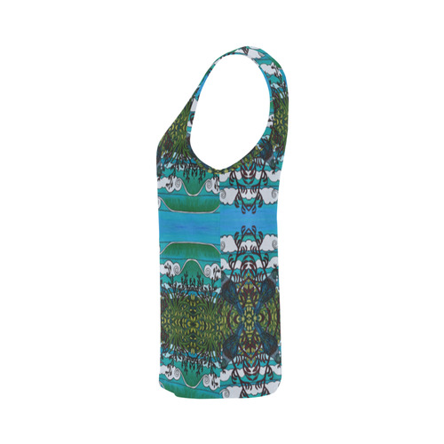 Tui Mirror All Over Print Tank Top for Women (Model T43)