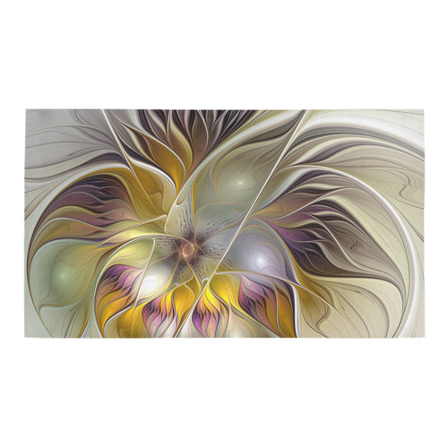 Abstract Colorful Fantasy Flower Modern Fractal Bath Rug 16''x 28''